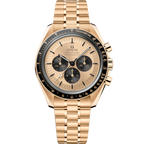 A- Speedmaster Moonwatch Professional 42 mm, Moonshine™ gold on Moonshine™ gold