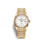 Rolex Day-Date 36mm Yellow Gold Silver Dial