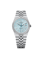 Rolex Land-Dweller 36 Oyster, 36 mm, platinum and diamonds
