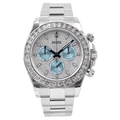 Rolex Oyster Perpetual Cosmograph Daytona Platinum Diamond Bezel Diamond Paved Dial