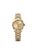 Rolex Lady-Datejust Oyster, 28 mm, yellow gold
