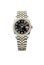 Rolex Datejust 36 Oyster, 36 mm, Oystersteel, yellow gold and diamonds