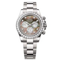 Cosmograph Daytona Oyster, 40 mm, white gold and diamonds