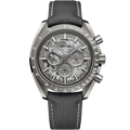 Speedmaster Dark Side of the Moon 44.25 mm, grey ceramic on coated nylon fabric strap