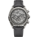 Speedmaster Dark Side of the Moon 44.25 mm, grey ceramic on coated nylon fabric strap