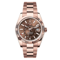Rolex Sky – Dweller 42mm 18ct Everose Gold Chocolate Face