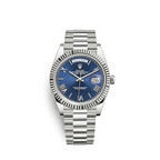 B- Rolex Day-Date 40 Oyster, 40 mm, white gold