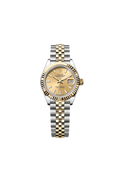 Rolex Lady-Datejust Oyster, 28 mm, Oystersteel and yellow gold