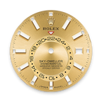Rolex Sky-Dweller, 42mm, Oystersteel and 18k Yellow Gold, Champagne, Jubilee