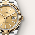 Rolex Datejust 41 Oyster, 41 mm, Oystersteel and yellow gold