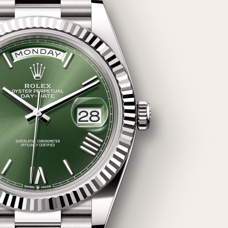 Rolex Day-Date 40 Oyster, 40 mm, white gold