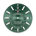 Rolex Sky-Dweller, 42mm, Oystersteel and 18k White Gold, Green, Jubilee