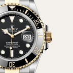 B- Rolex Submariner Date Oyster, 41 mm, Oystersteel and yellow gold