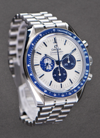 B- Speedmaster Anniversary Series 42 mm, steel on coated nylon fabric strap