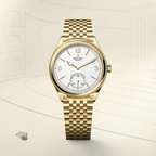 Rolex 1908 39 mm, 18 kt yellow gold, polished finish