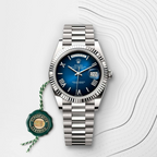B- Rolex Day-Date 40 Oyster, 40 mm, white gold