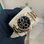 Rolex Cosmograph Daytona Yellow Gold Black Dial