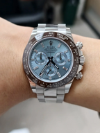 Rolex Cosmograph Daytona 40mm Platinum Ice-Blue Dial m116506-0002