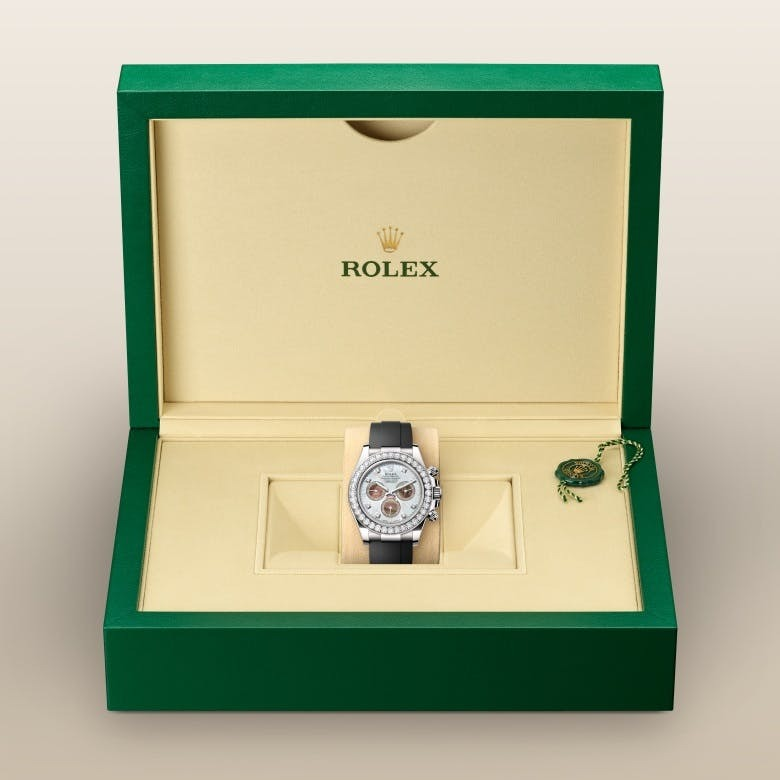 Rolex Cosmograph Daytona Oyster 40 mm white gold and diamonds
