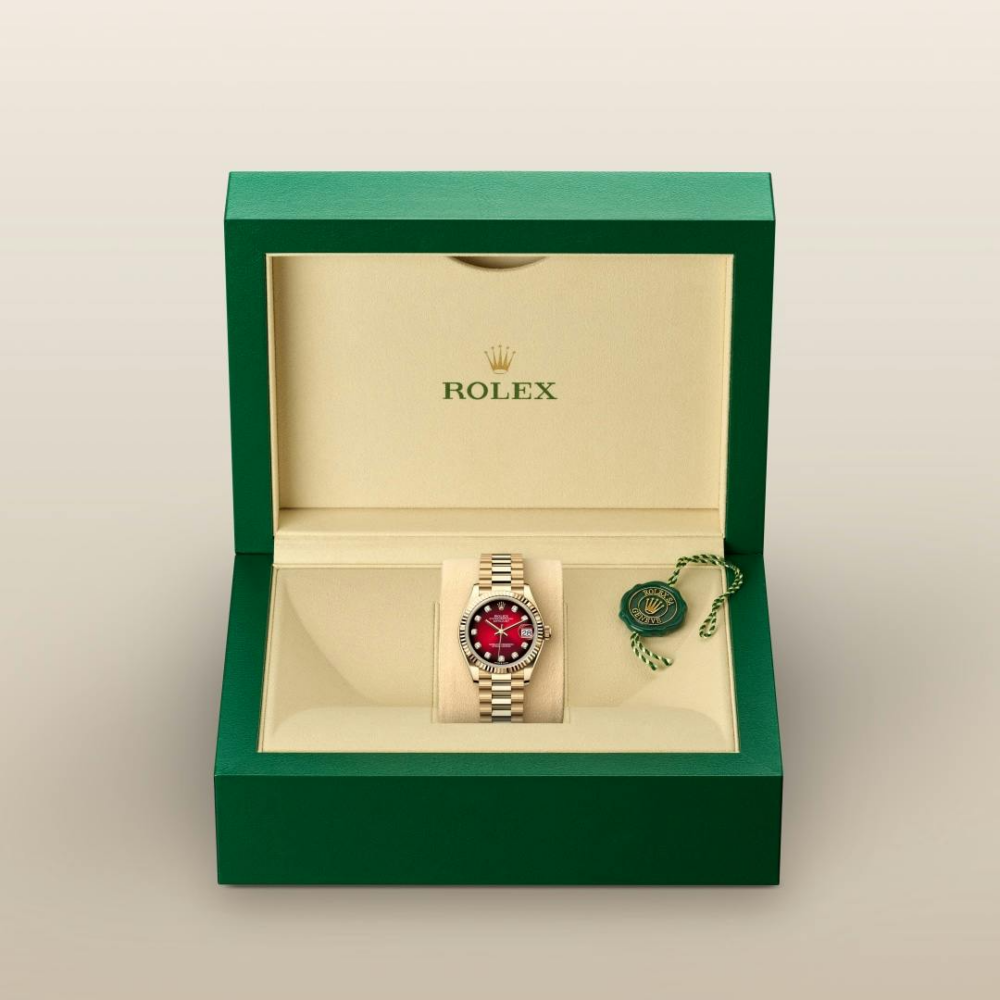 Rolex Datejust 31 Oyster, 31 mm, yellow gold