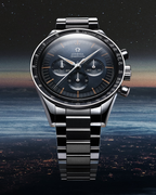 A- Speedmaster First OMEGA in Space 39.7 mm, steel on steel