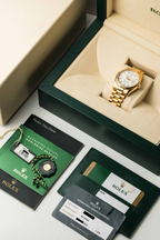 Rolex Day-Date 36mm Yellow Gold Silver Dial