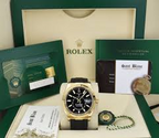 Rolex Sky-Dweller Oysterflex, 18K Yellow Gold, Black Index Dial 42 mm