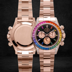 Rolex Cosmograph Daytona Rainbow Yellow Gold Black Dial